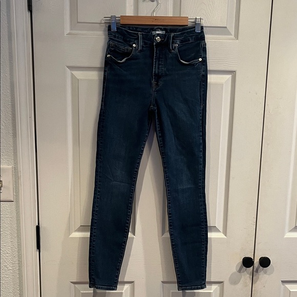 Good American Midnight Blue Skinny Jeans - Picture 2 of 7